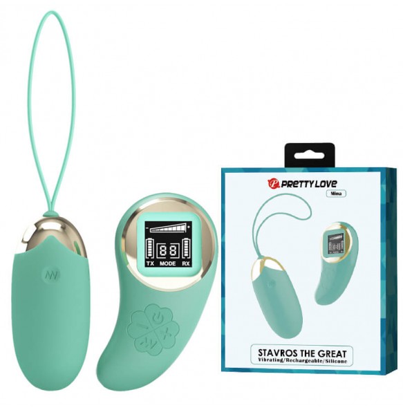 PRETTY LOVE - Mina Vibrating Egg (Chargeable - Green)